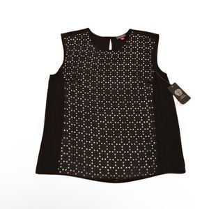 Vince Camuto Black and White Top